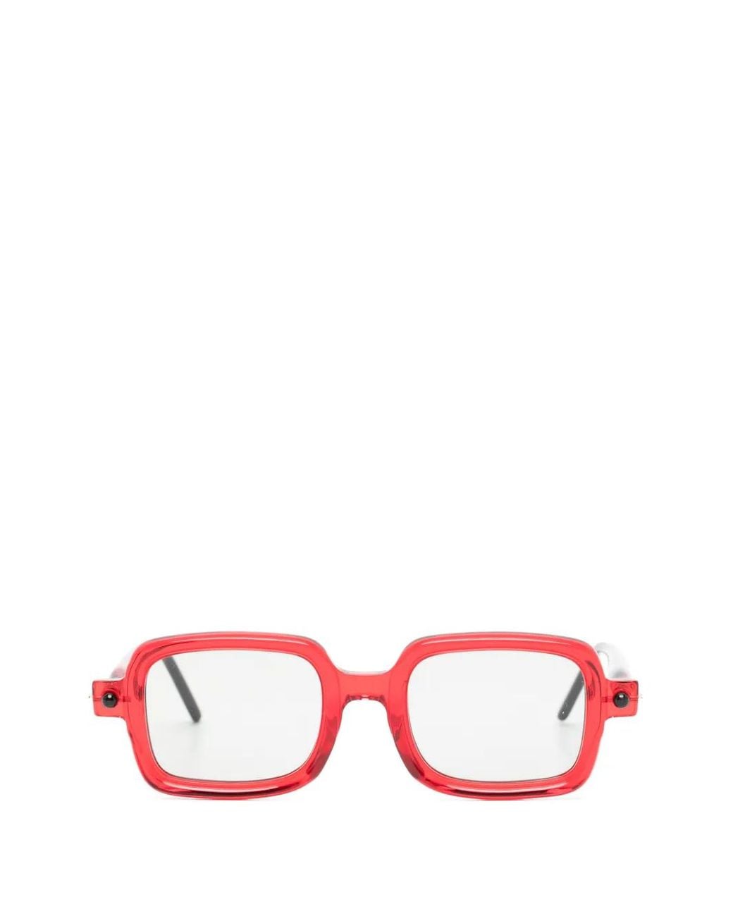 Kuboraum Red Square-Frame Sunglasses