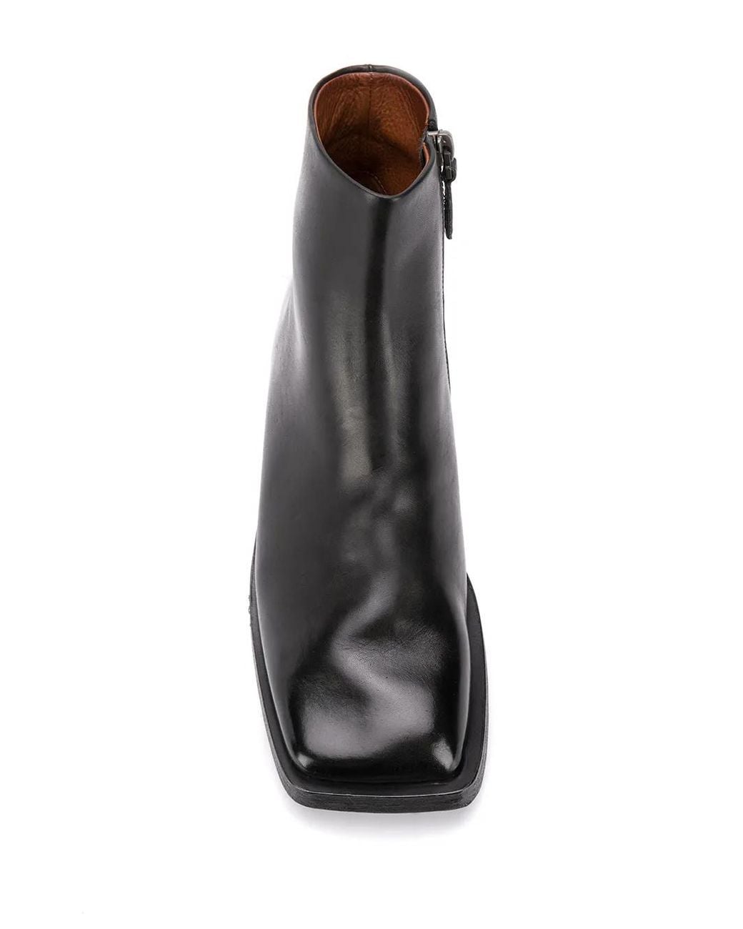 Marsèll Black Square Toe Ankle Boots