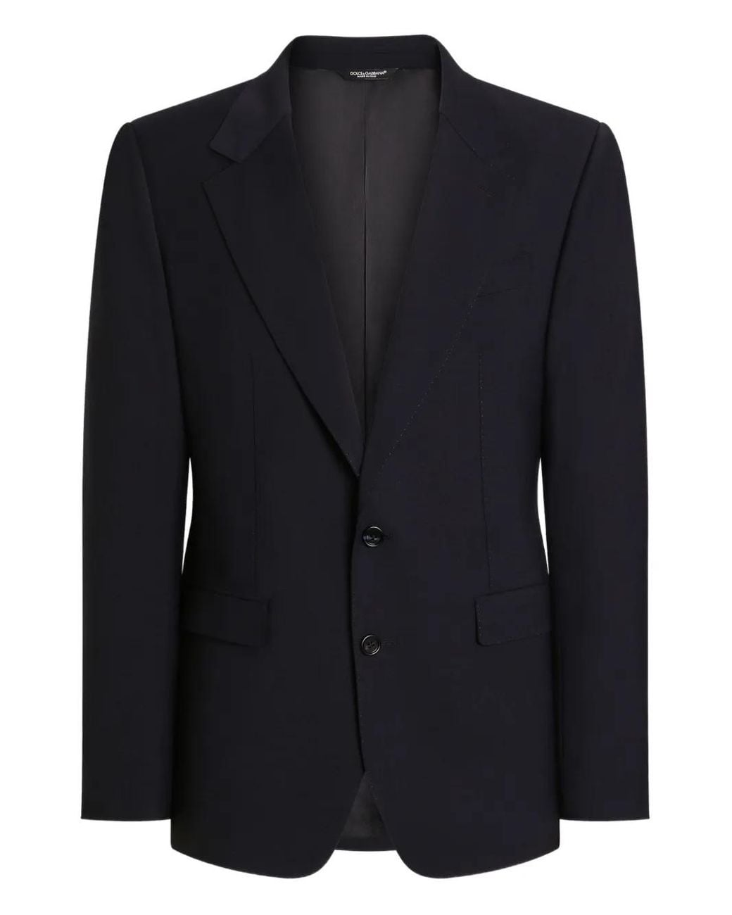 Dolce & Gabbana Black Two-Button Blazer for men