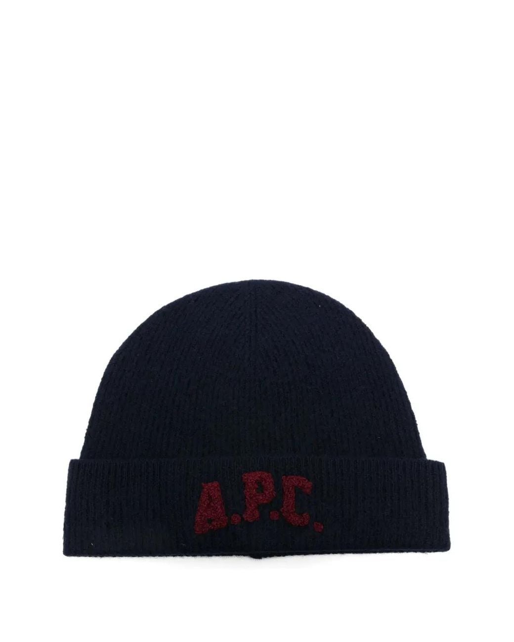 A.P.C. Mütze Mit Logo-Stickerei in Blue für Herren