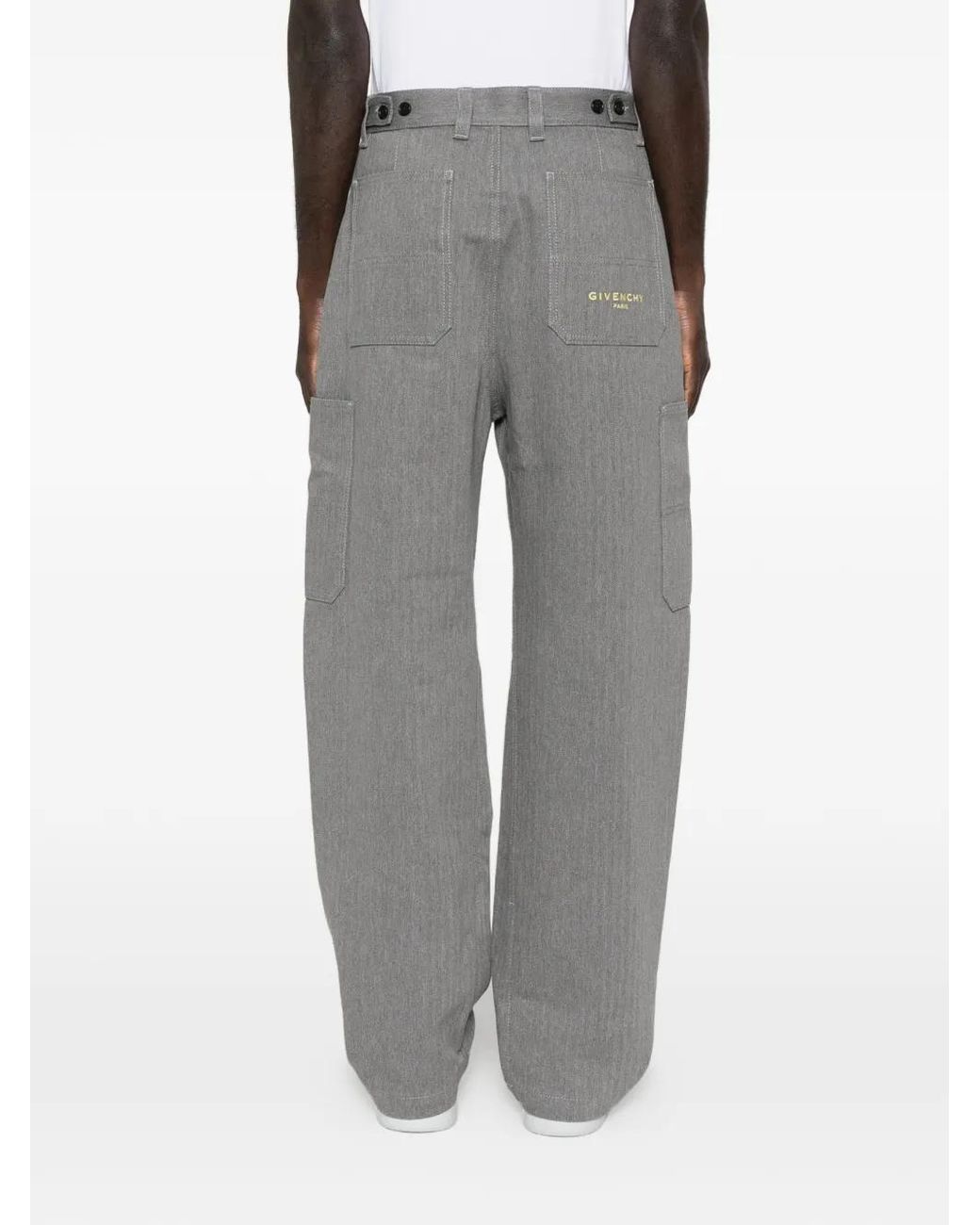 Vaqueros Cargo Couture Seam Givenchy de hombre de color Gray