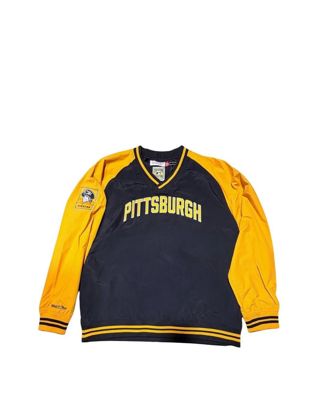 Mitchell & Ness Blue Mlb Pittsburgh Pirates Logo-Embroidered Sweatshirt for men