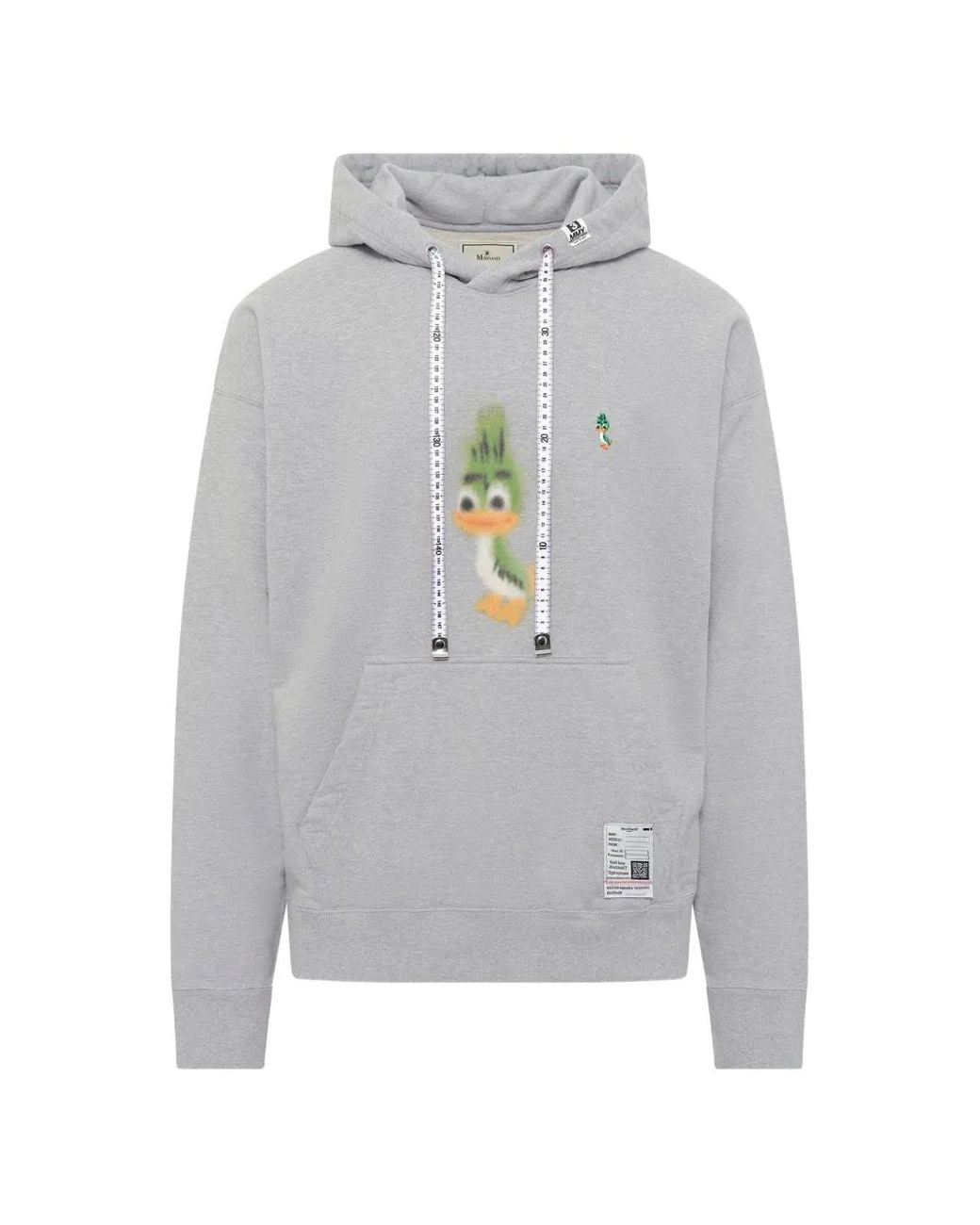 Maison Mihara Yasuhiro Gray Leon Printed Hoodie for men