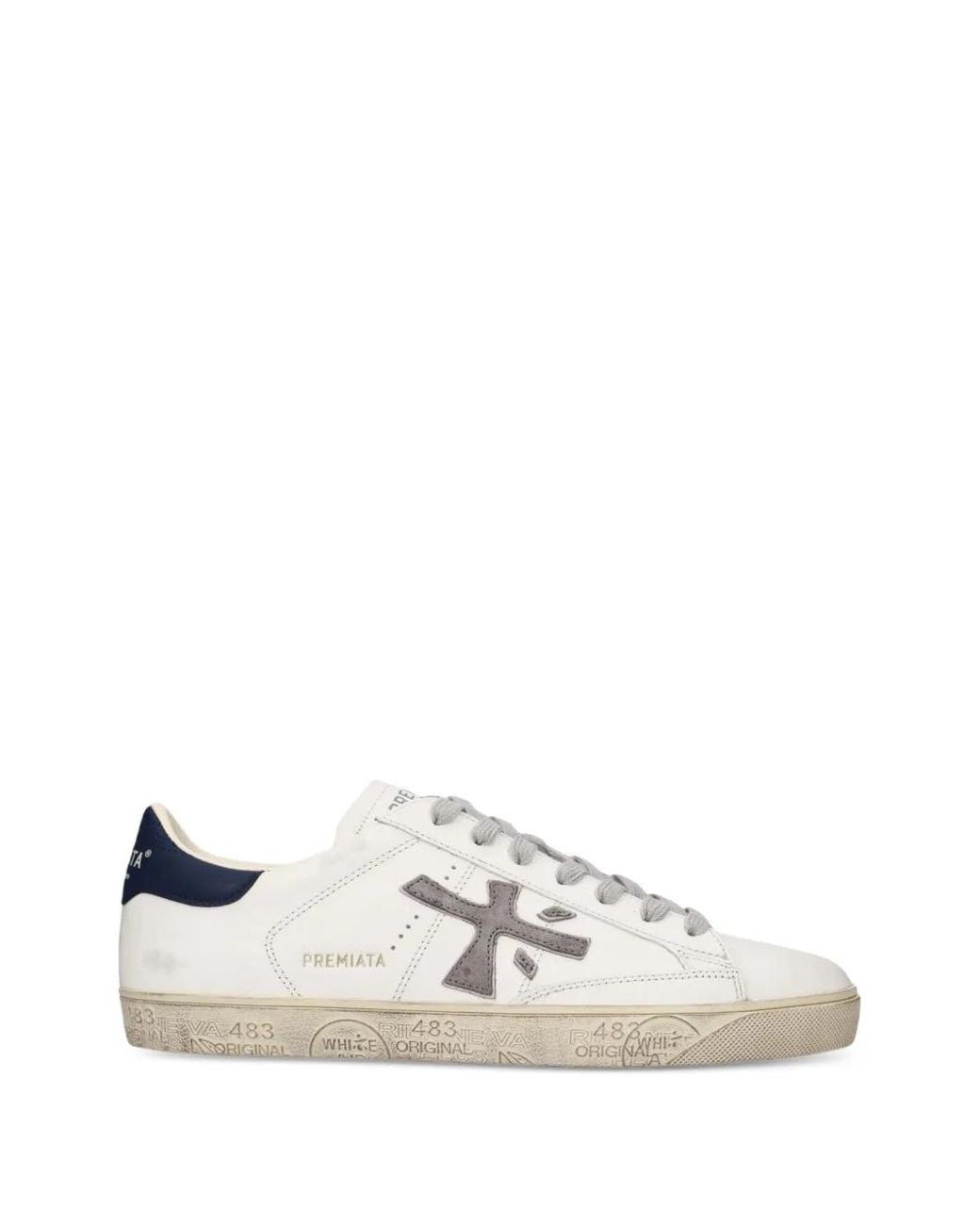 Premiata White Steven 8479 Sneakers for men