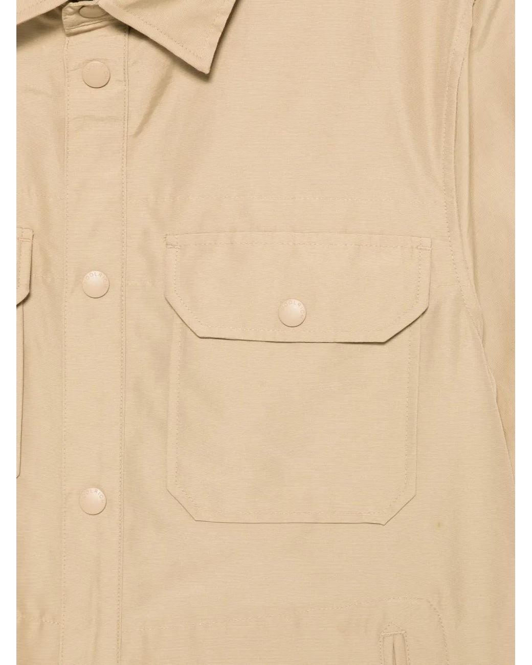Woolrich Natural Buttoned Pocket Jacket for men