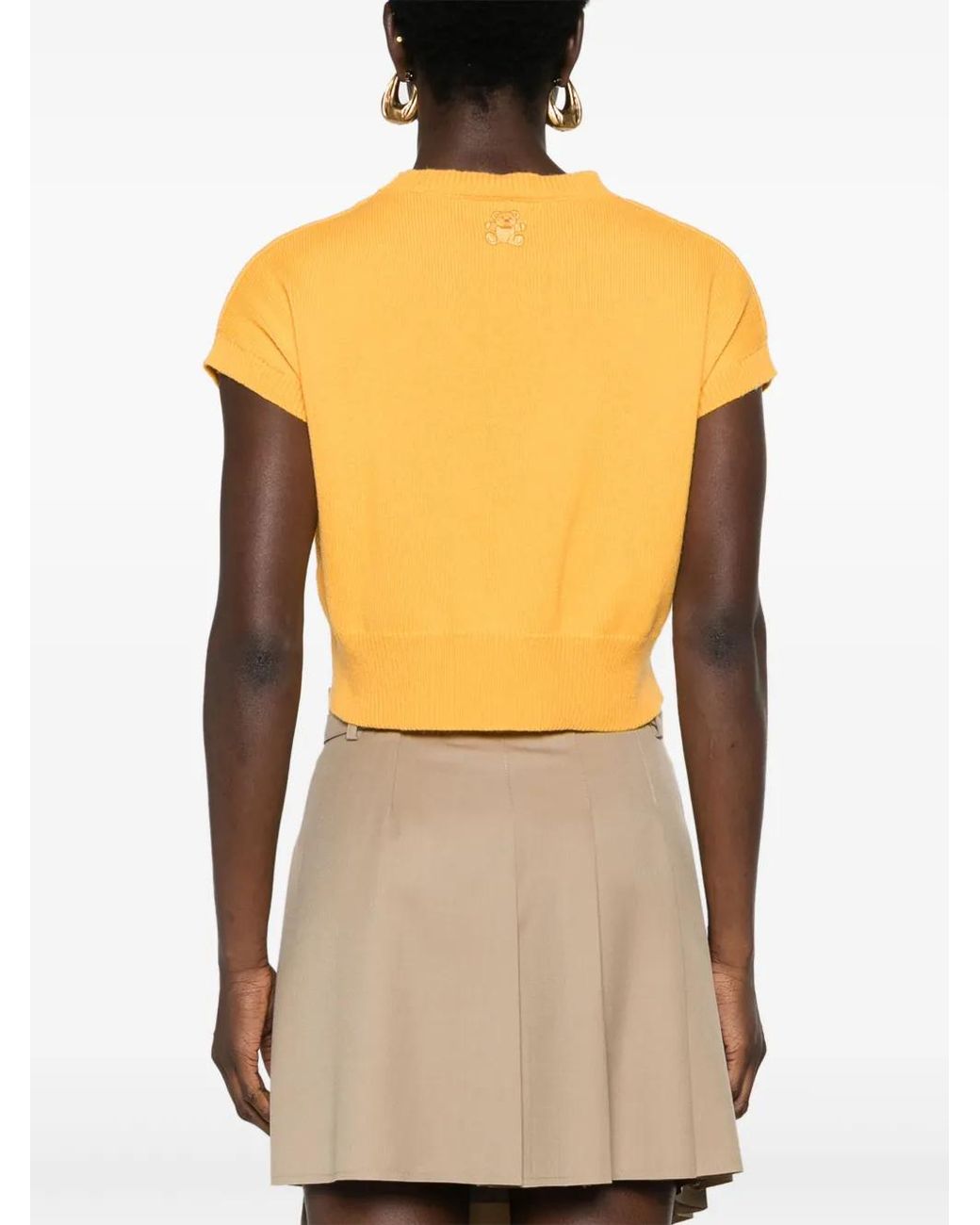 Teddy Cashmere Yellow Genovas Cashmere Top