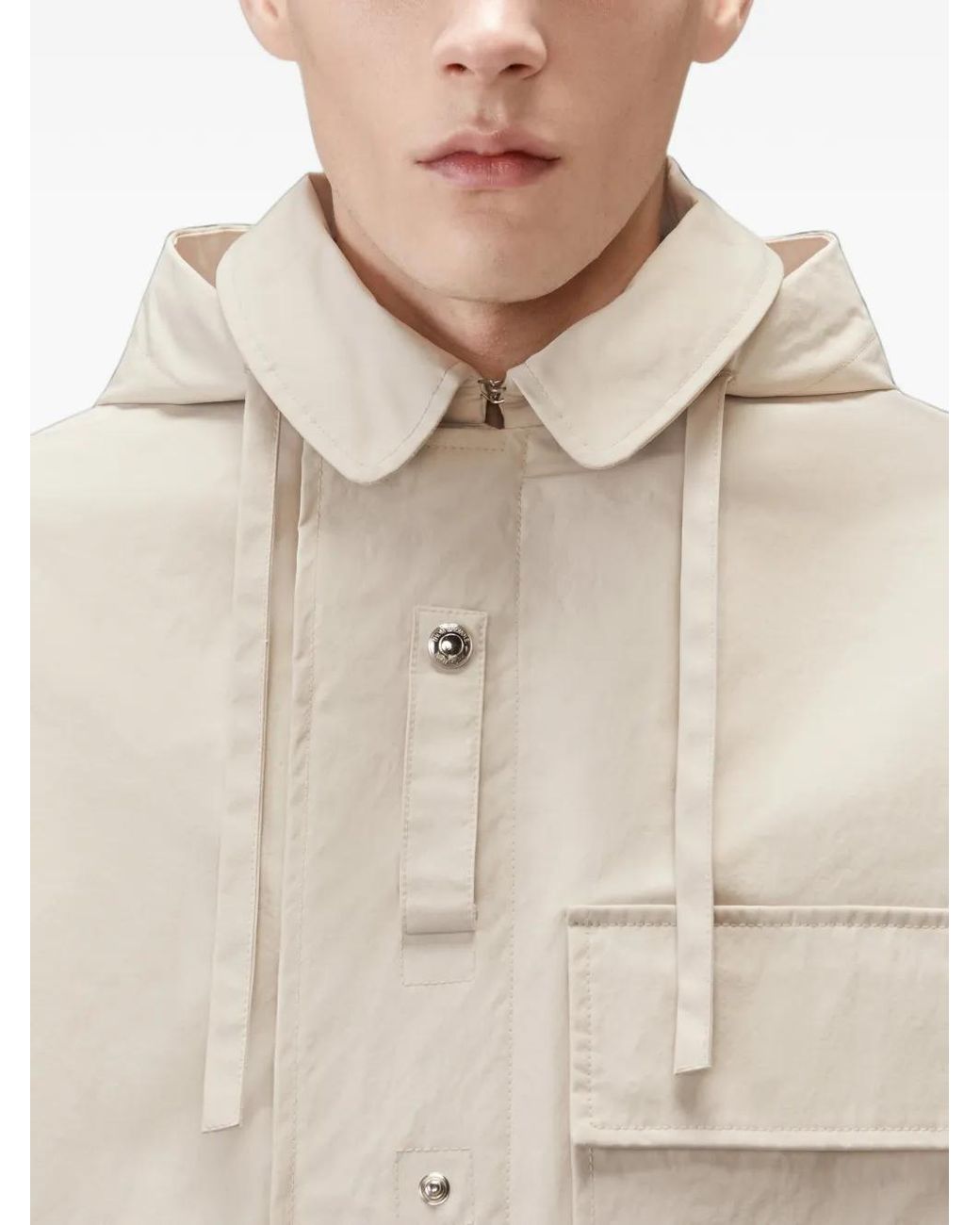 Thom Browne Marine Jack Met Capuchon in het Natural voor heren