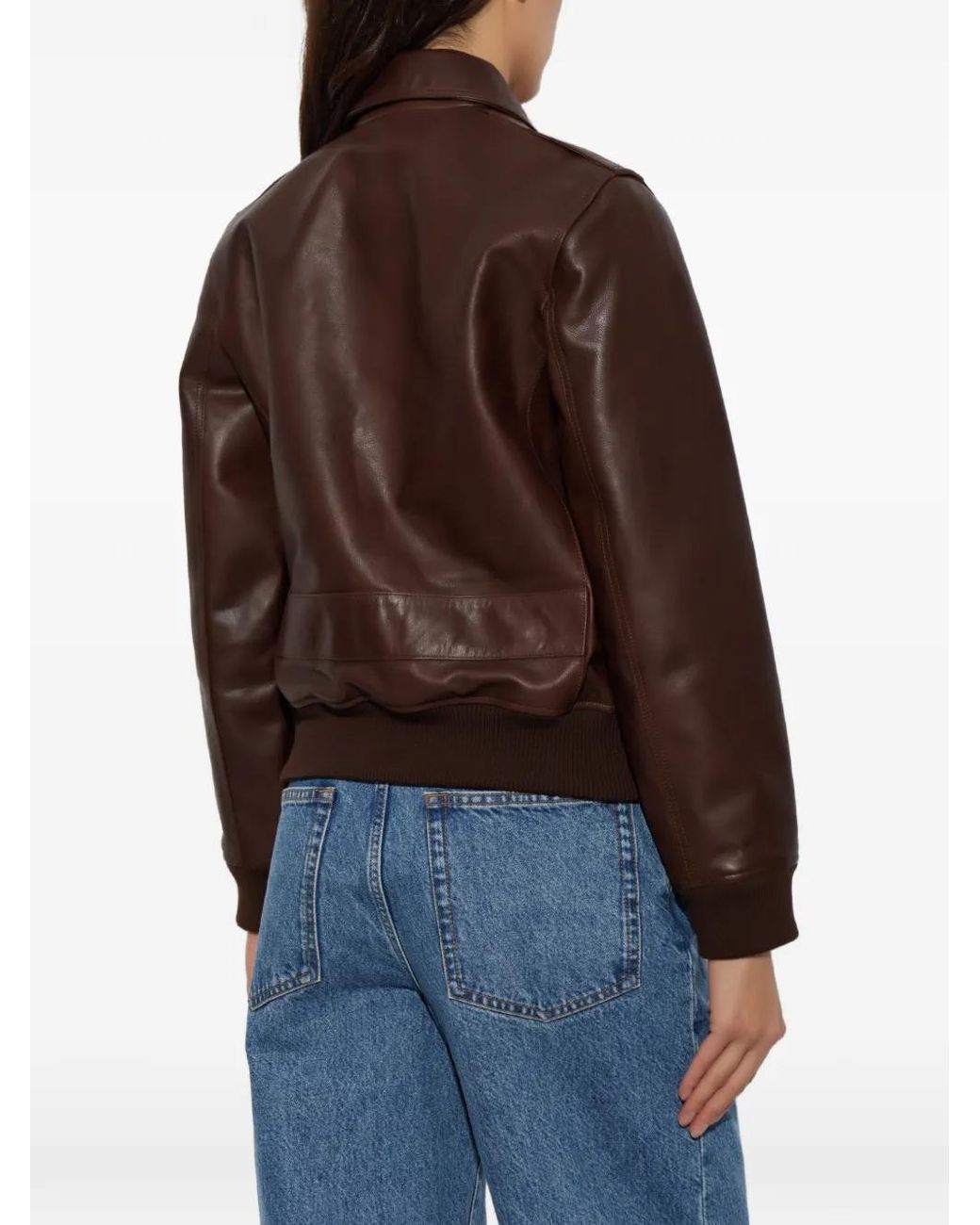 Chaqueta De Piel A.P.C. de color Brown