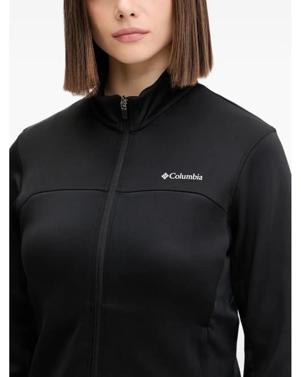 Columbia Black Sloan Crest Spacer Zip-Up Jacket