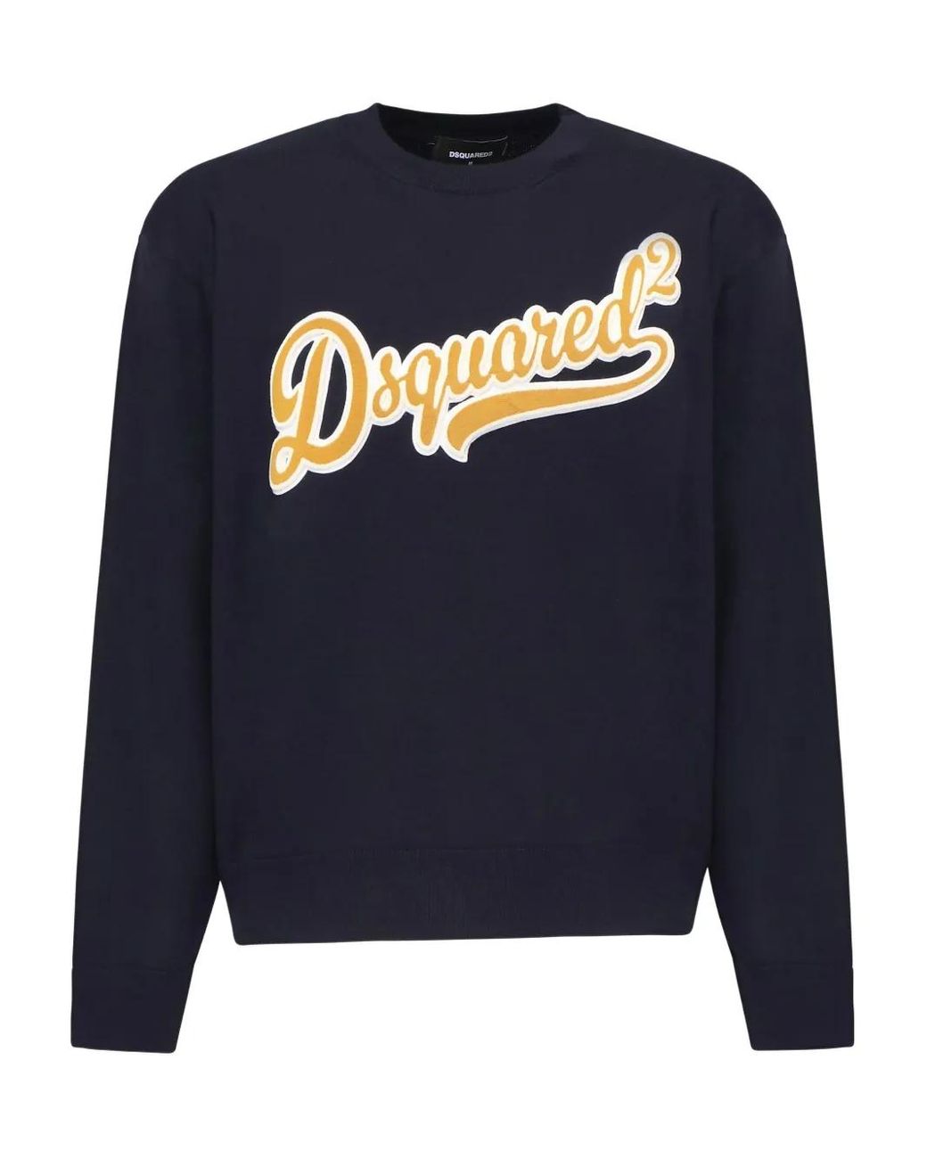 DSquared² Blue Logo-Detail Sweatshirt for men