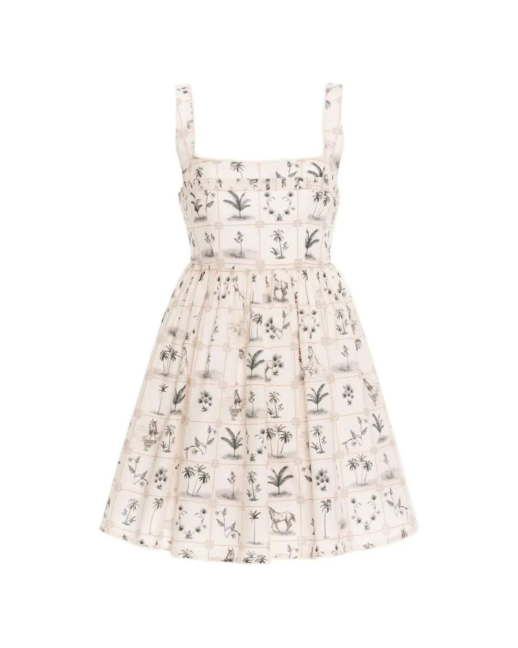 Agua Bendita White Barbara Arena Mini Dress