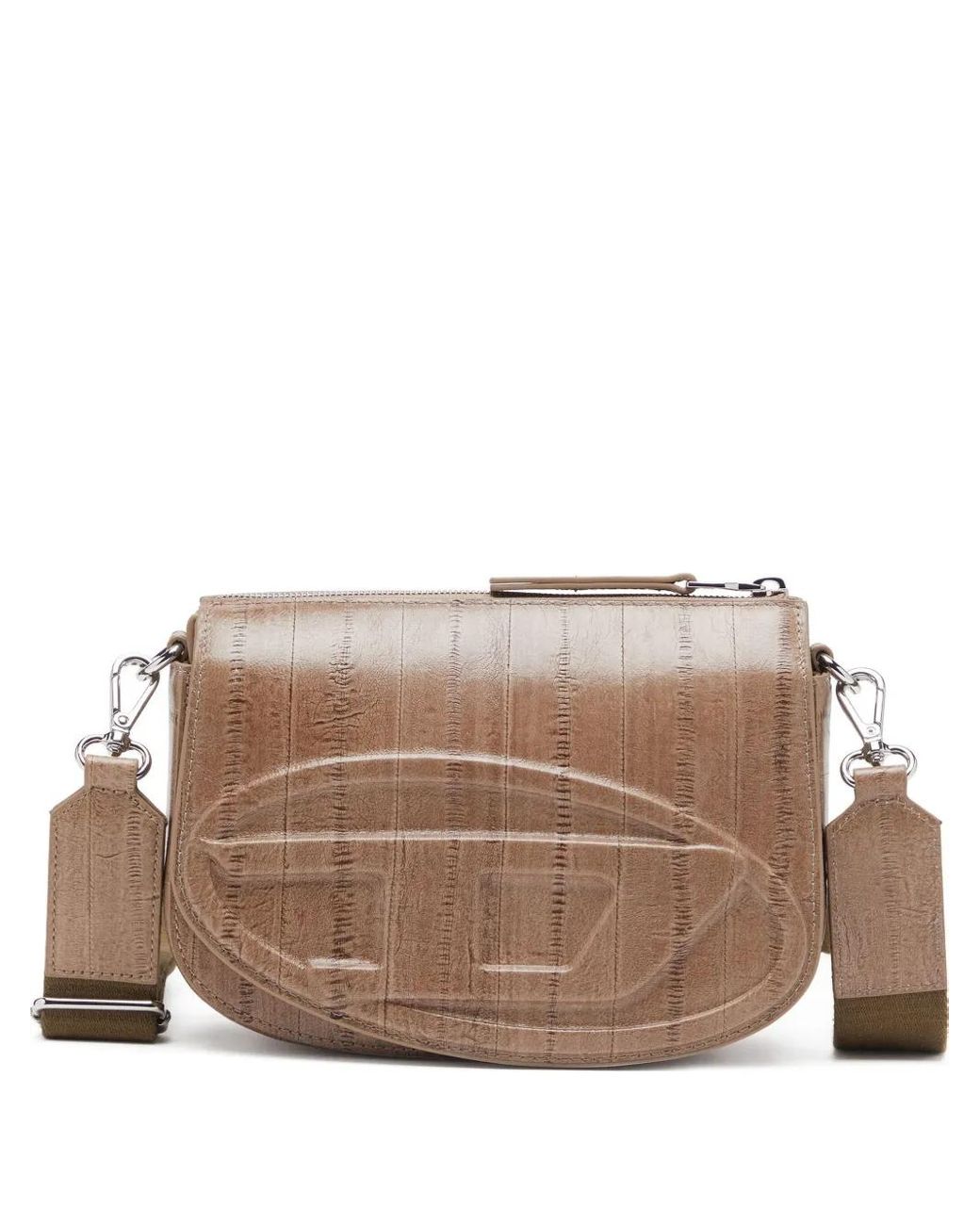 DIESEL Brown 1Dr Shoulder Bag for men