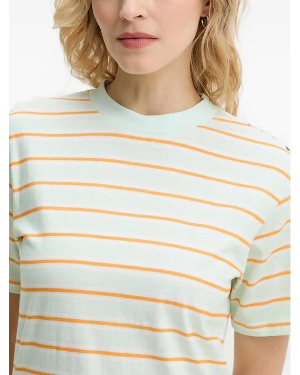 Day Birger et Mikkelsen White Striped Short-Sleeve T-Shirt