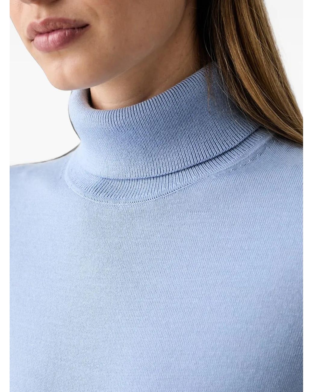 Gant Blue Roll-Neck Sweater