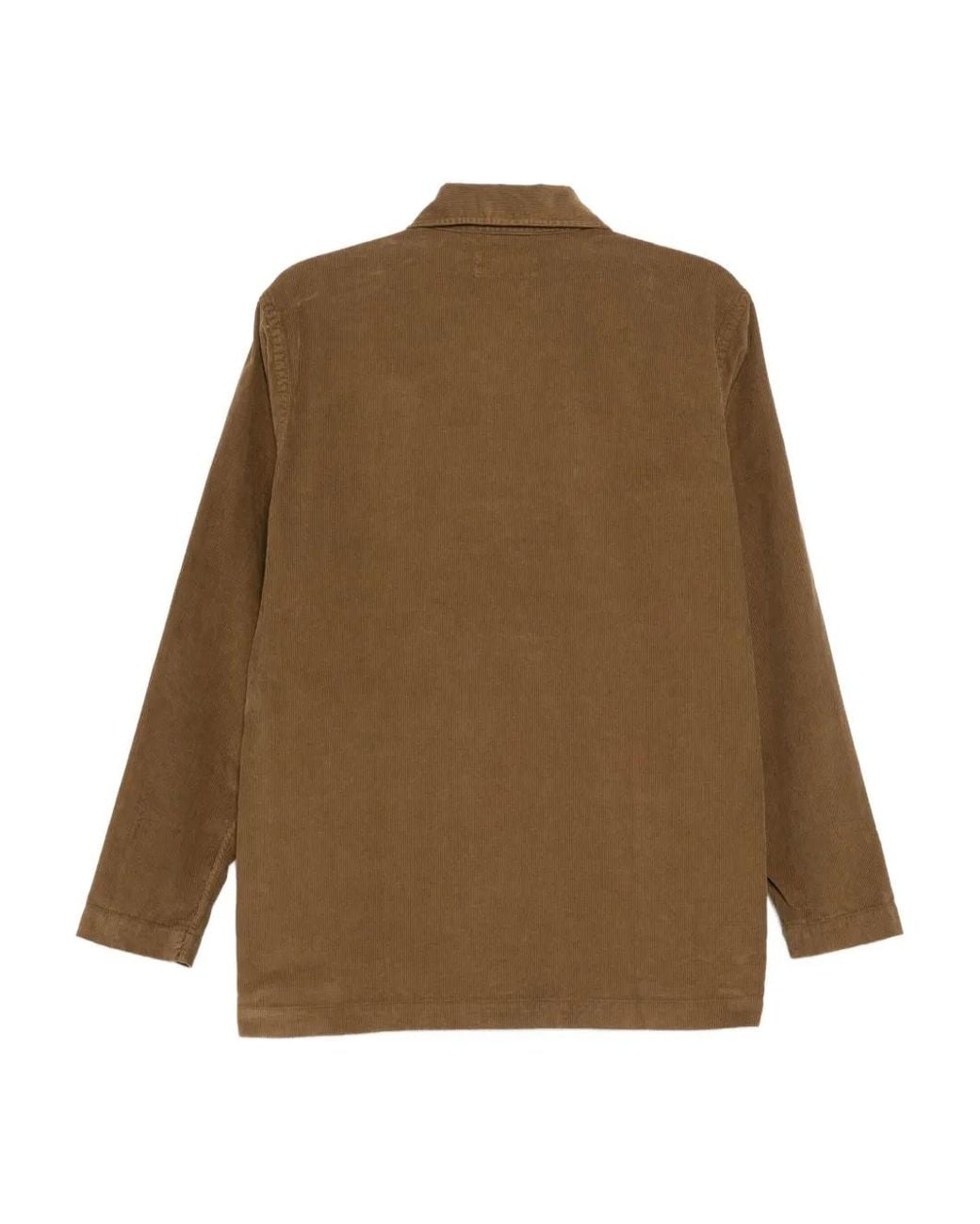 Universal Works Brown Baker Shirt Jacket for men