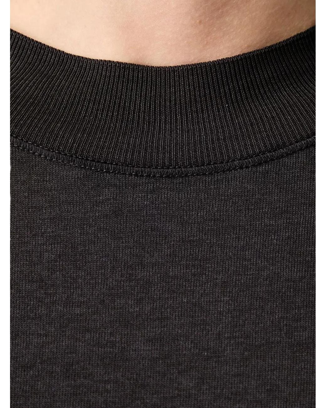 Marc O' Polo Black T-Shirt À Manches Longues Et Bordures Côtelées