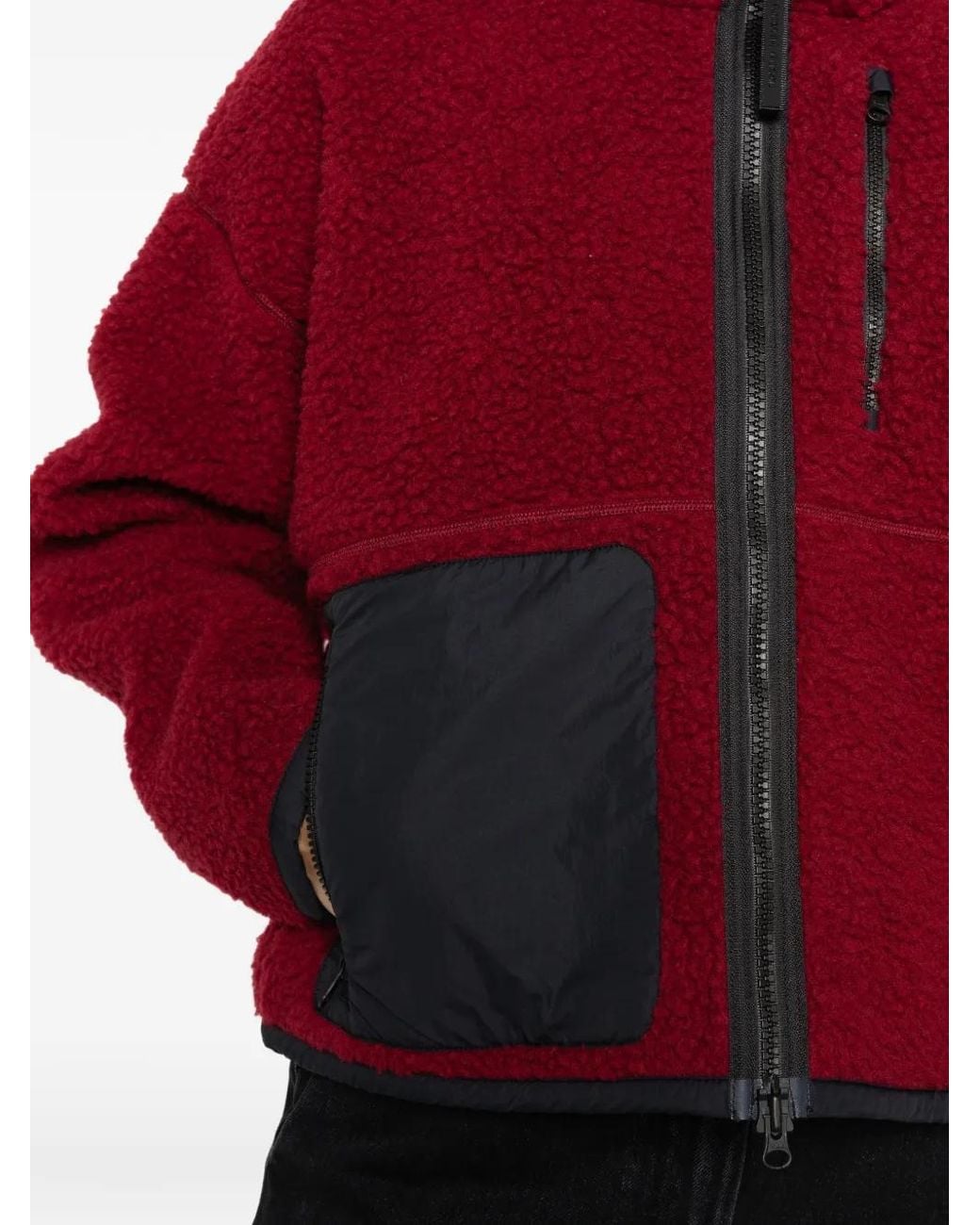 Canada Goose Red Veste Simcoe En Polaire