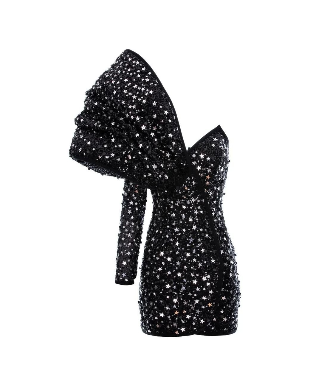 MITILIANE COUTURE Black Stella Sequin Mini Dress