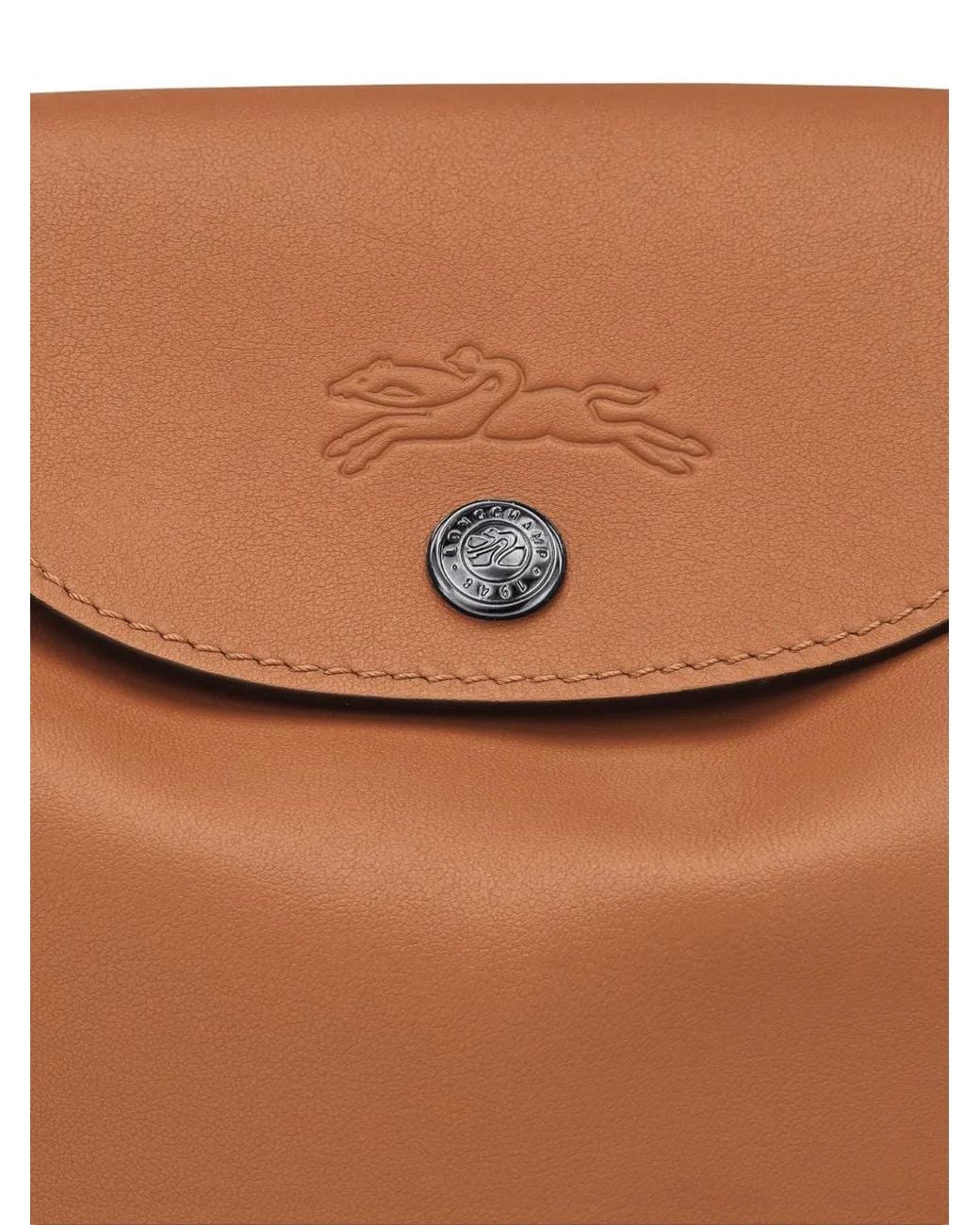Longchamp Brown Medium Le Pliage Xtra Leather Crossbody Bag