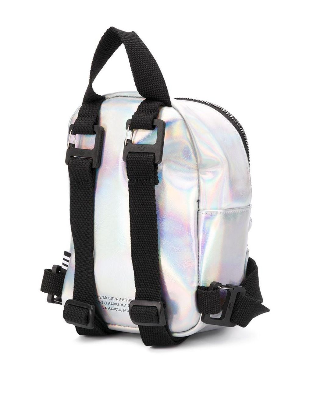 （新品）アディダスオリジナルス　メタリックミニホログラフィックバックパック adidas Originals Mini Holographic Backpack in Metallic | Lyst