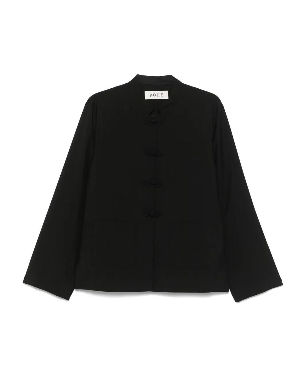 Rohe Black Pankou Closure Jacket