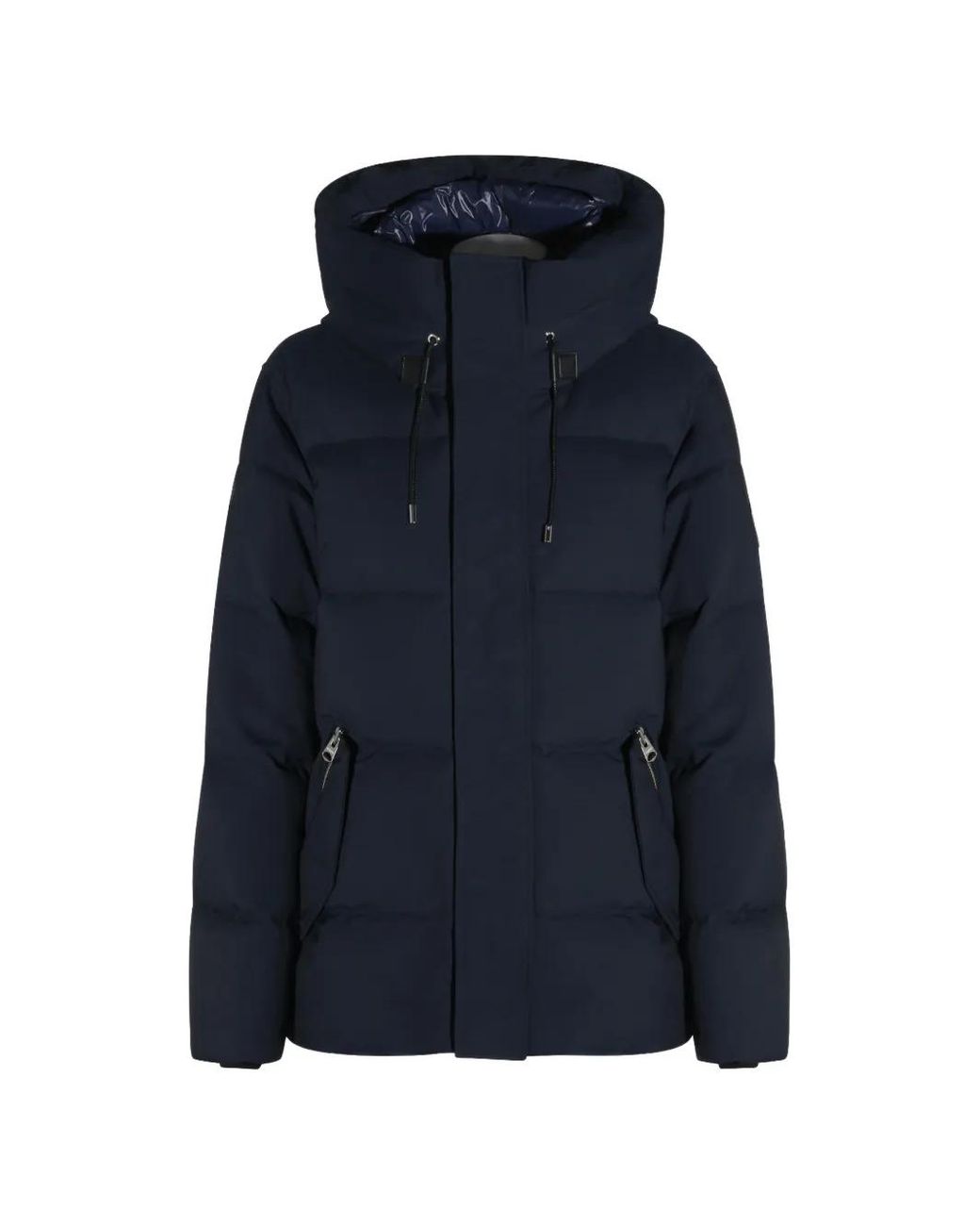 Mackage Blue Padded Hooded Coat for men