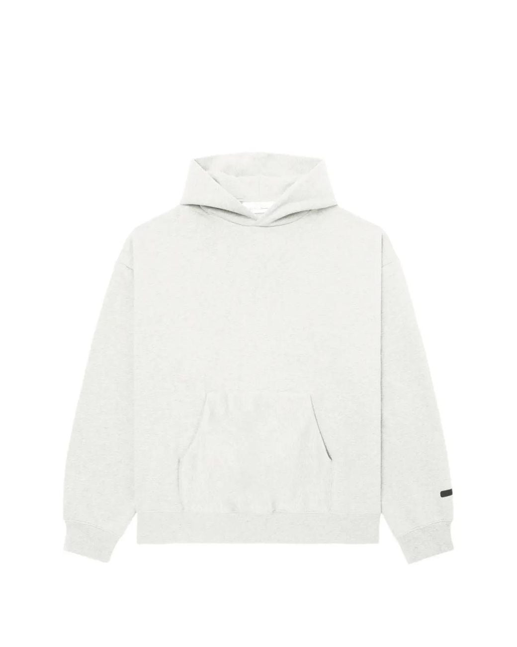 Essentials White Logo-Print Hoodie for men