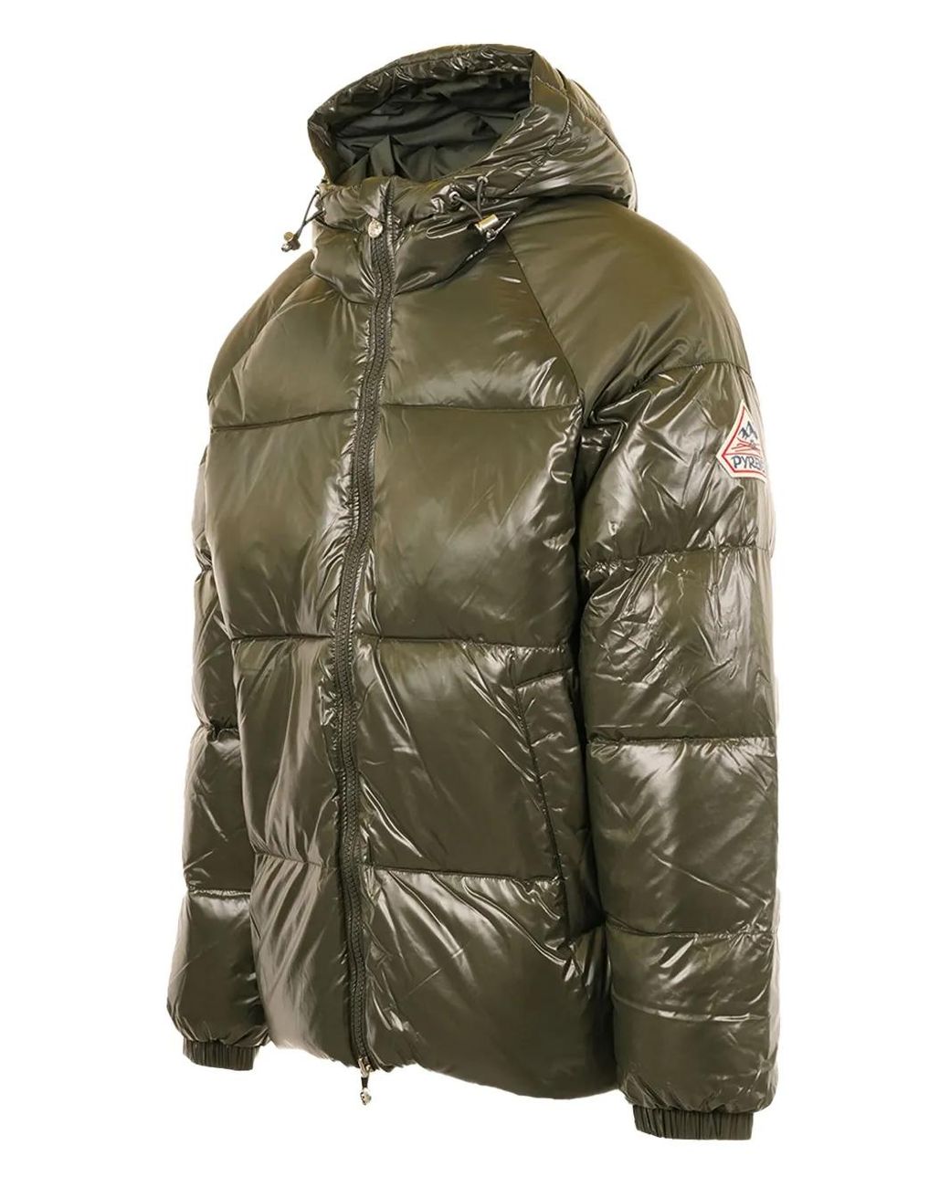 Pyrenex Green Hooded Padded Jacket