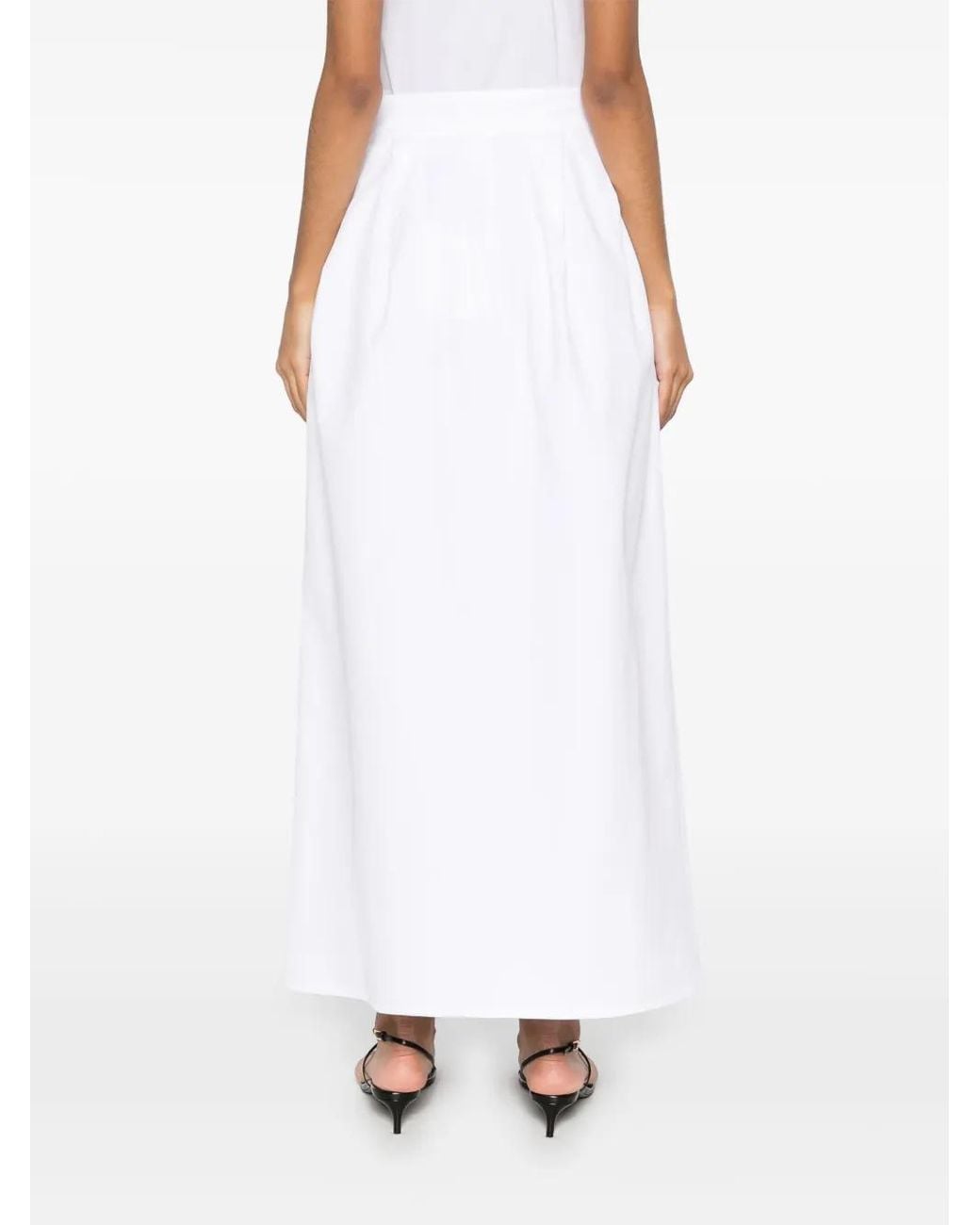 Max Mara White Alcade Skirt