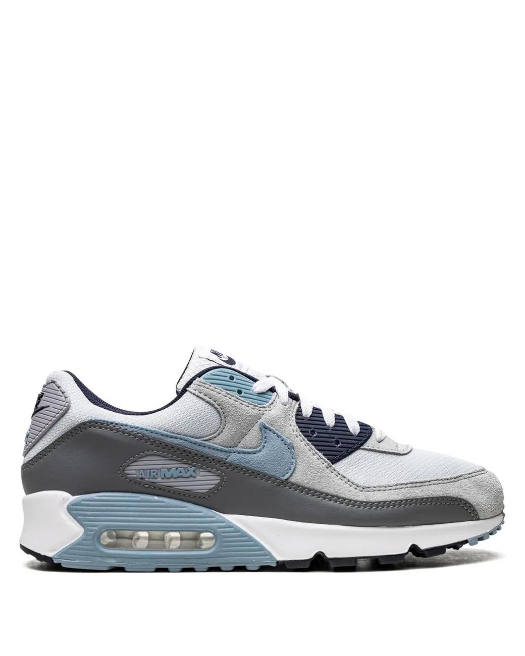Nike Blue Air Max 90 "Pure Platinum Warm" Sneakers