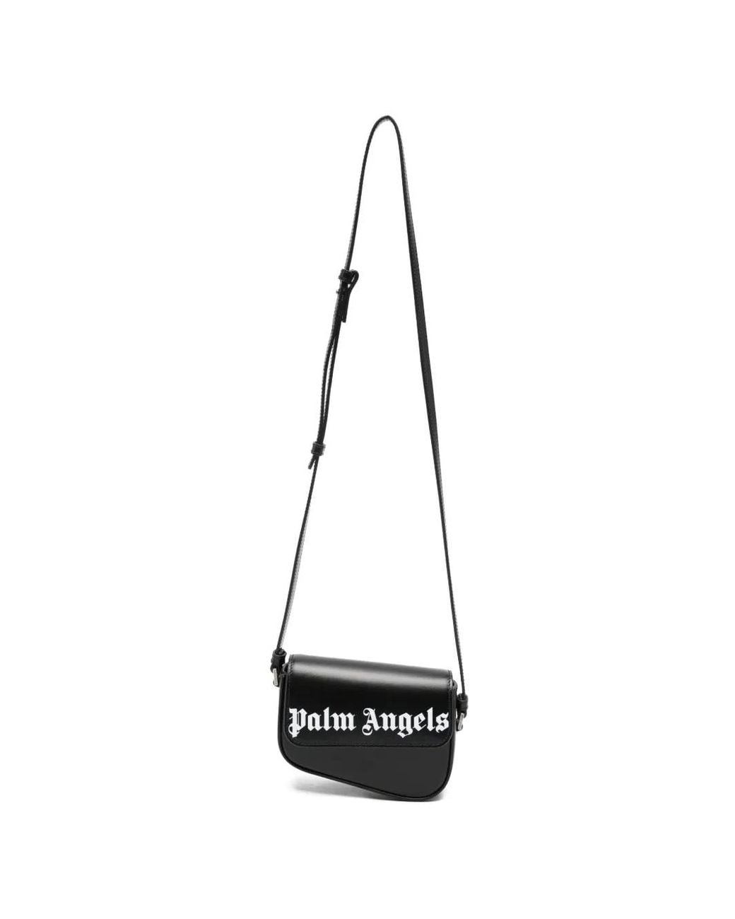 Palm Angels White Mini Sac Crash À Logo