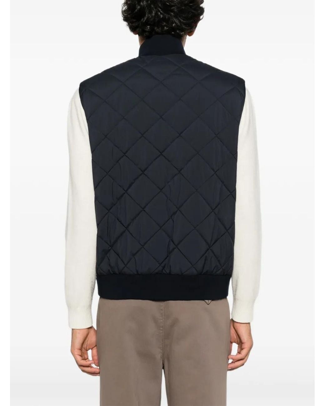 Chaleco Ampay Acolchado Loro Piana de hombre de color Black