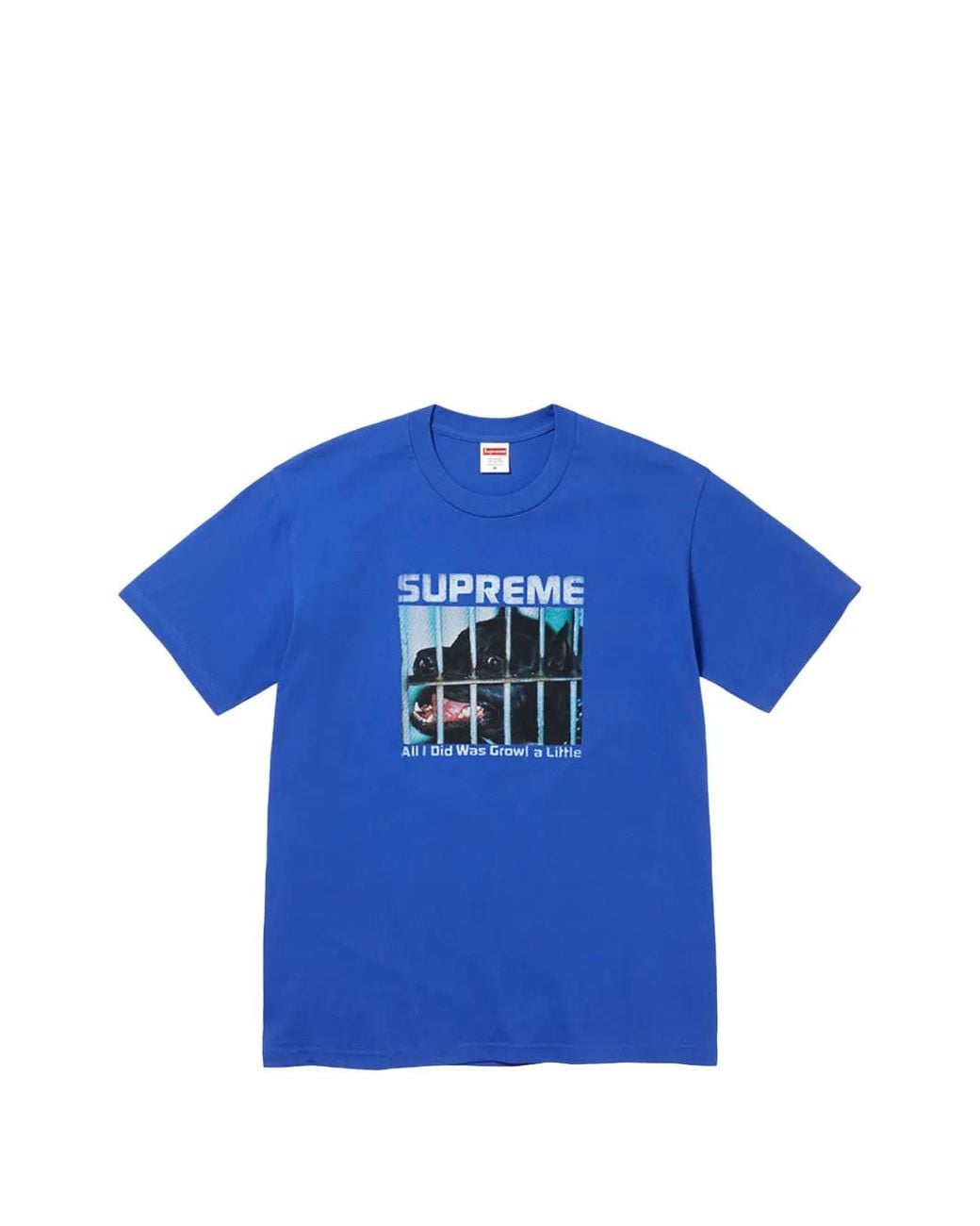 Supreme Blue Growl T-Shirt