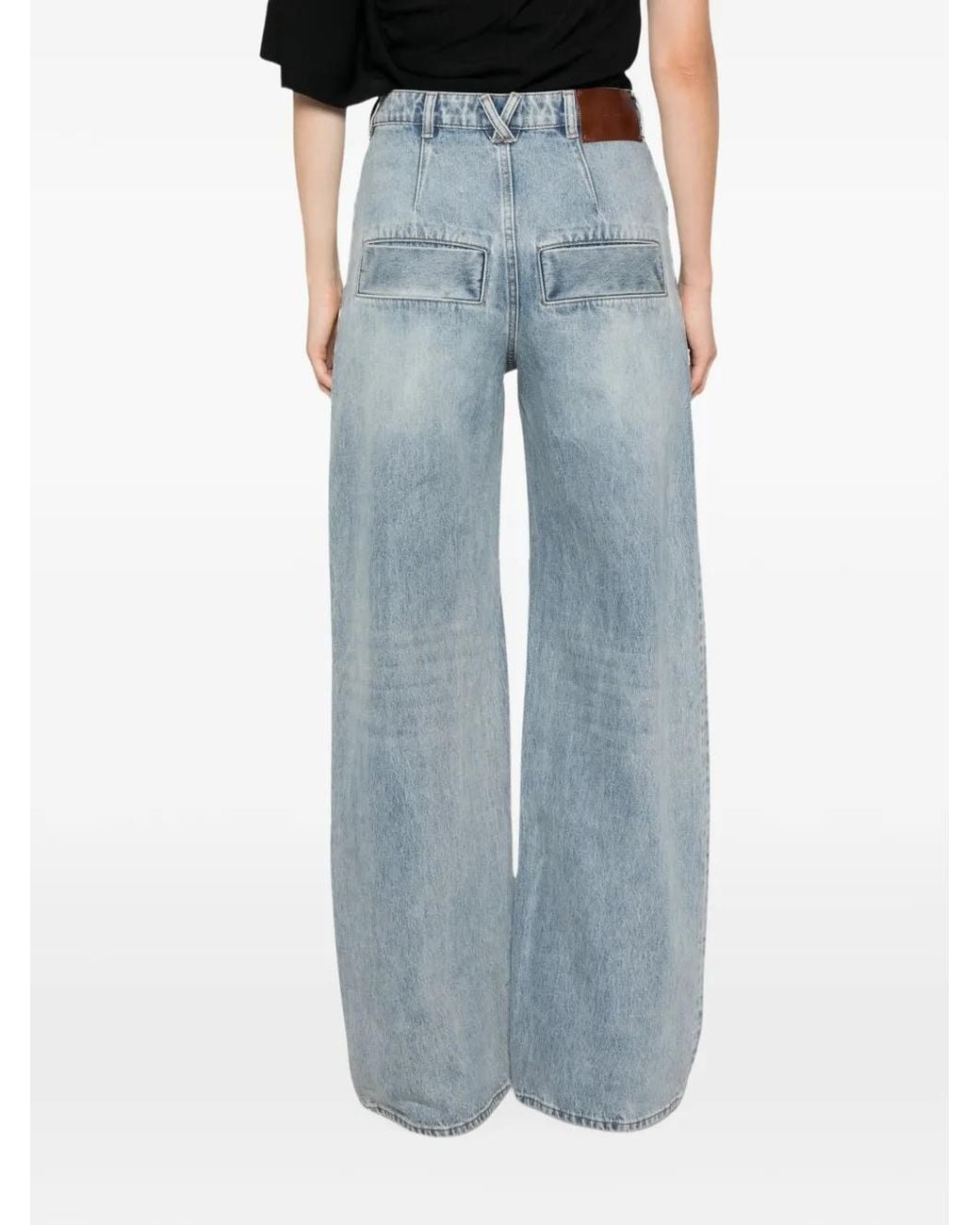 Entire studios Blue Wide-Leg Denim Jeans for men