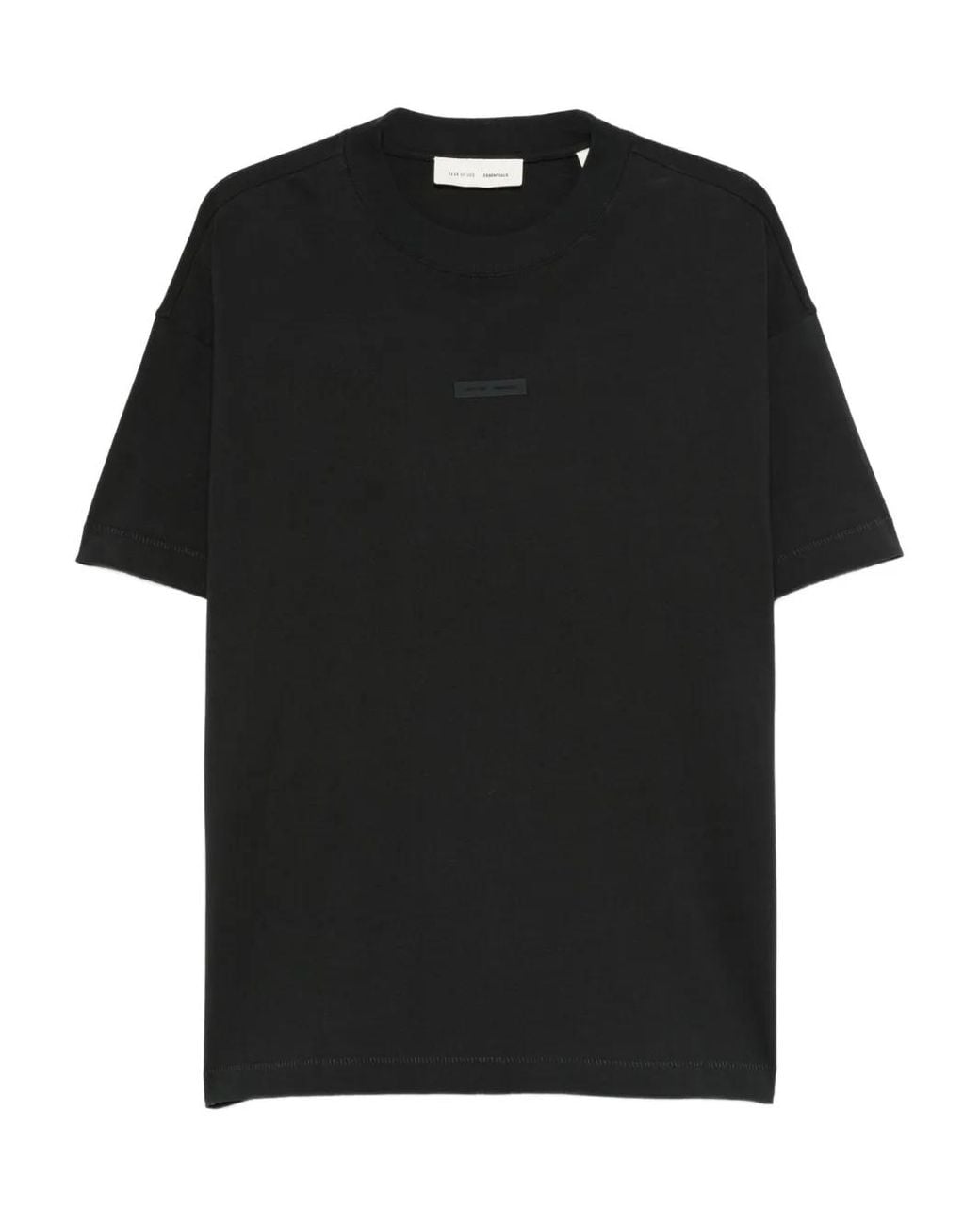 Fear Of God Black Logo-detail T-shirt for men