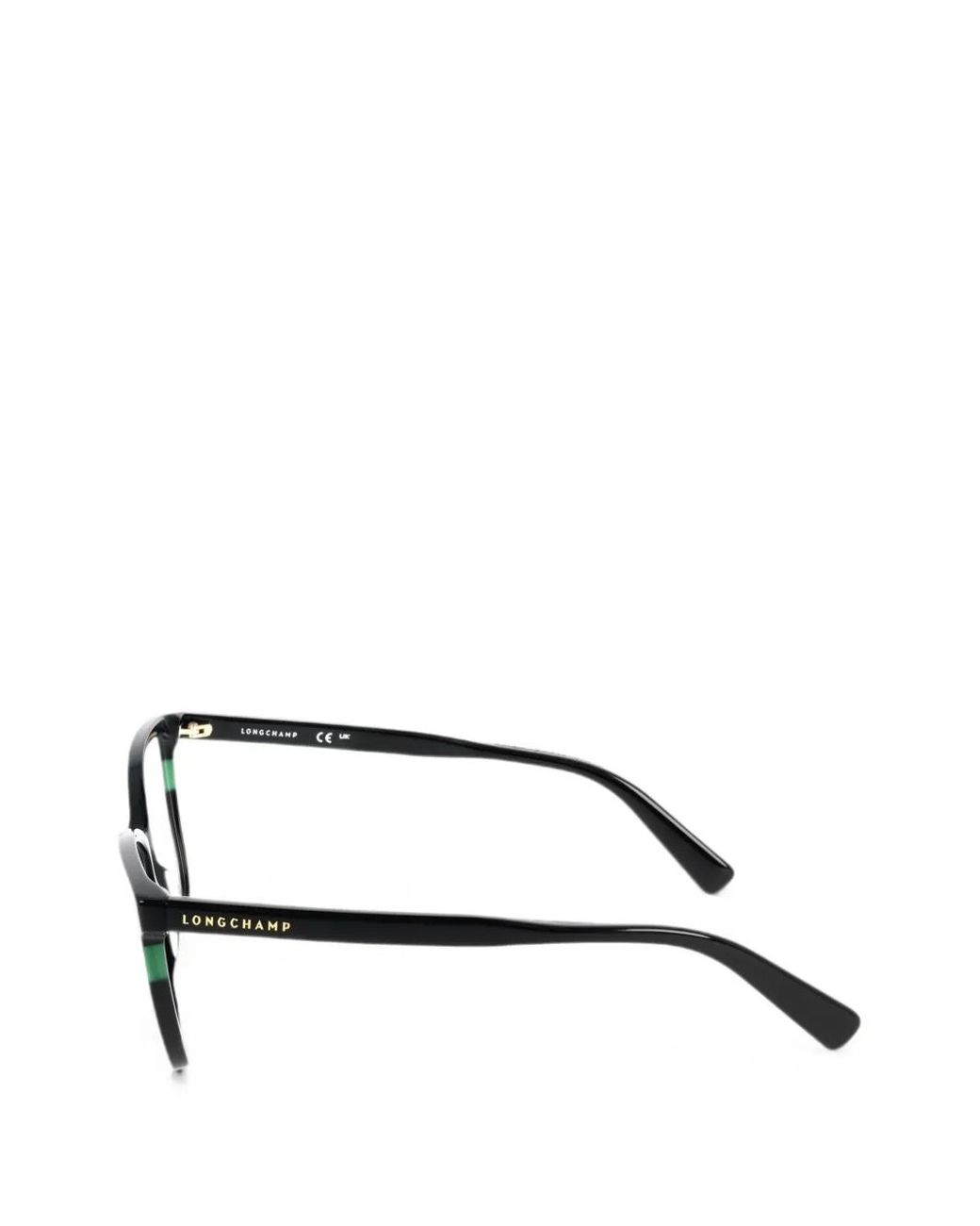 Longchamp Black Square-Frame Glasses