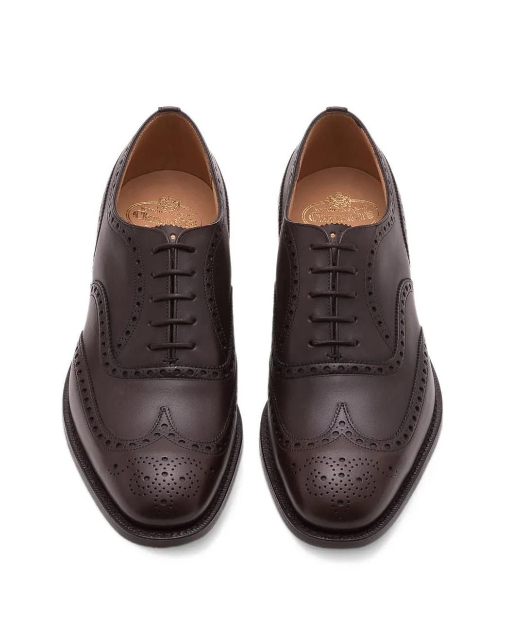 Church's White Chetwynd Brogue Oxford Shoes for men