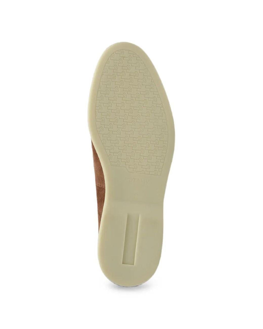 POTAMY Brown Suede Penny Loafers
