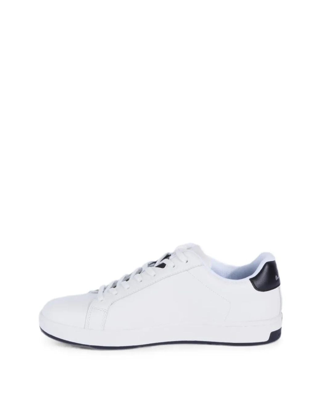 Paul Smith White Albany Leather Sneakers for men