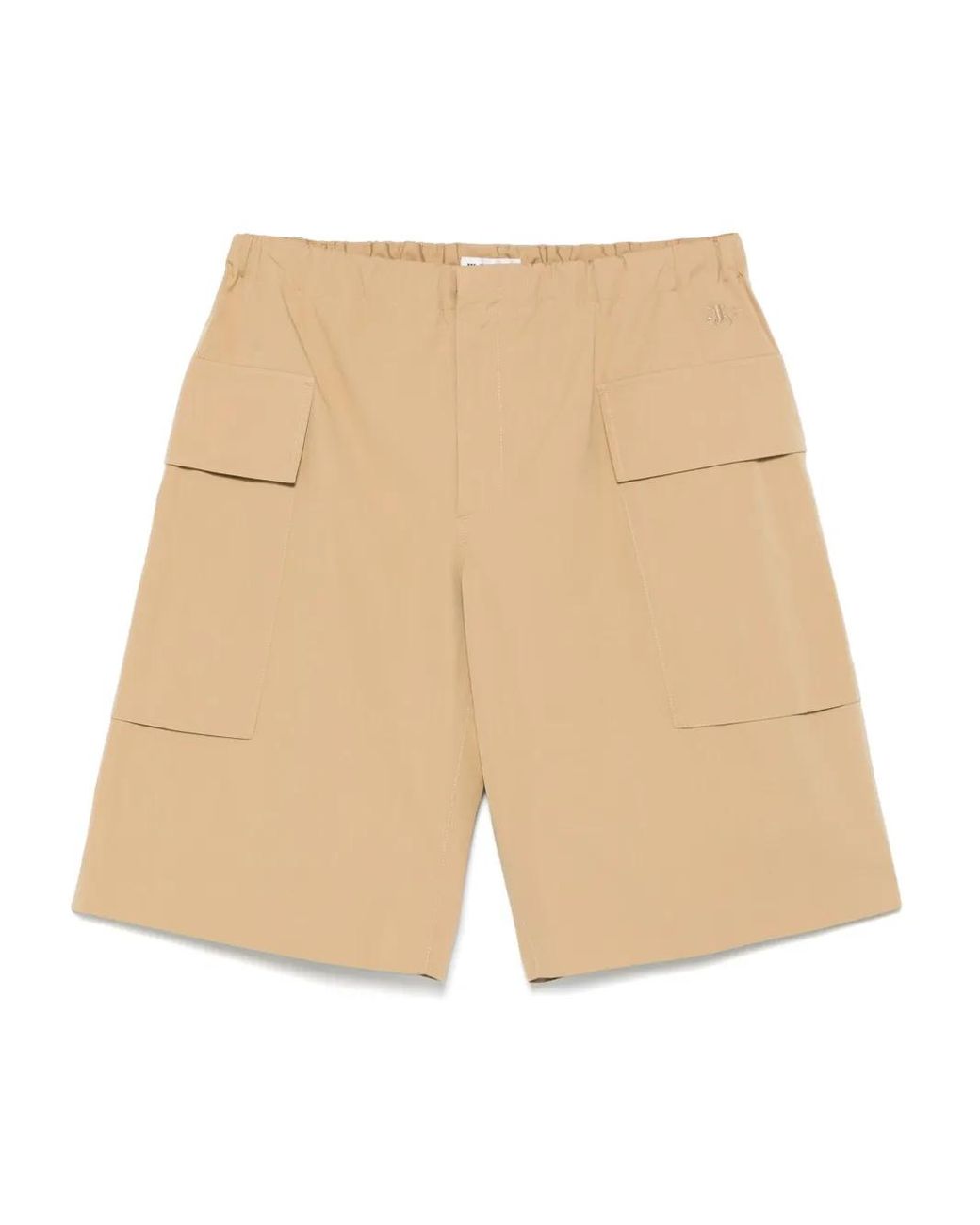 Bermudas Cargo De Algodón Jil Sander de hombre de color Natural