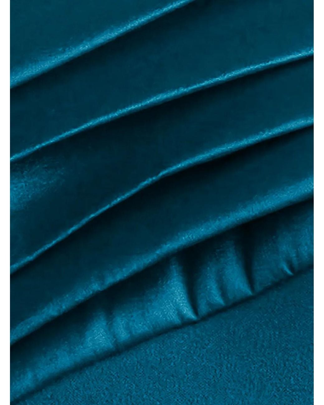 Tadashi Shoji Blue Pleated Off-Shoulder Maxi Dress