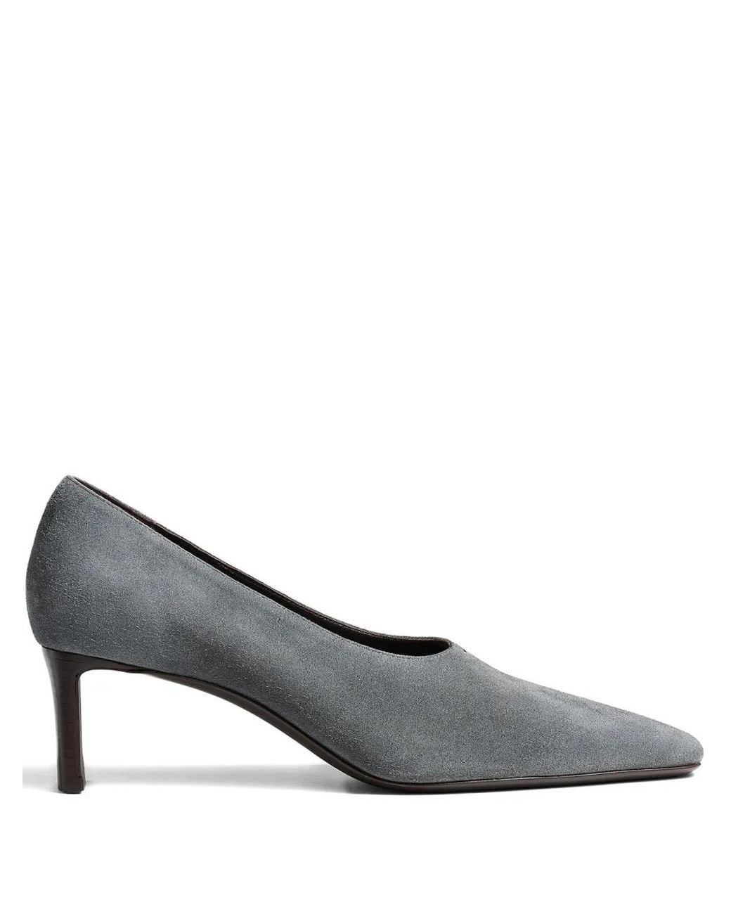 Khaite Gray Cecilia Pumps
