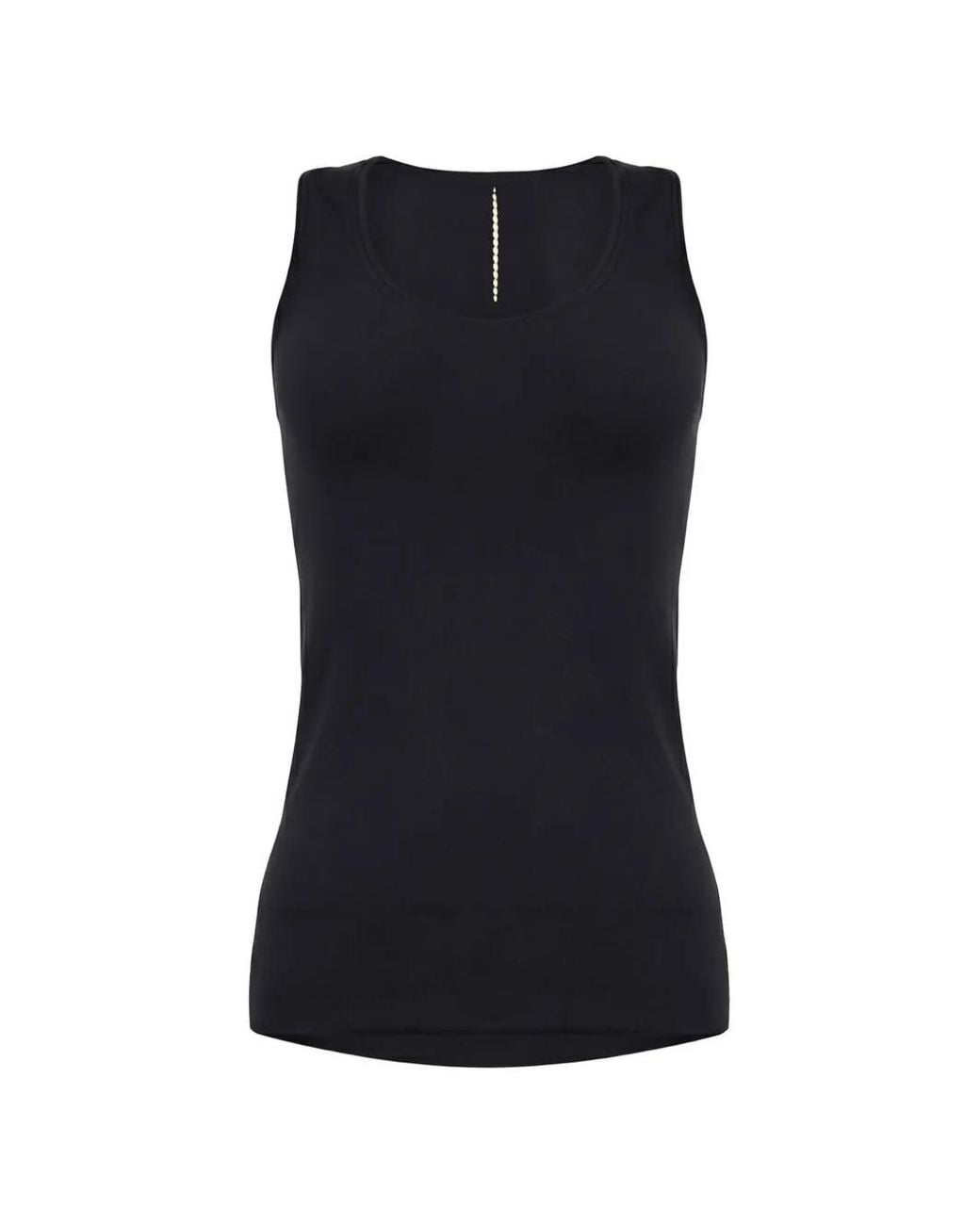 Wolford Black Seamless Warp-Knit Tank Top
