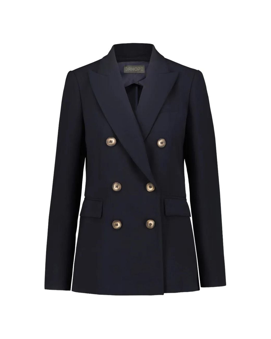 Blazer Con Doble Botonadura DR. HOPE de color Blue