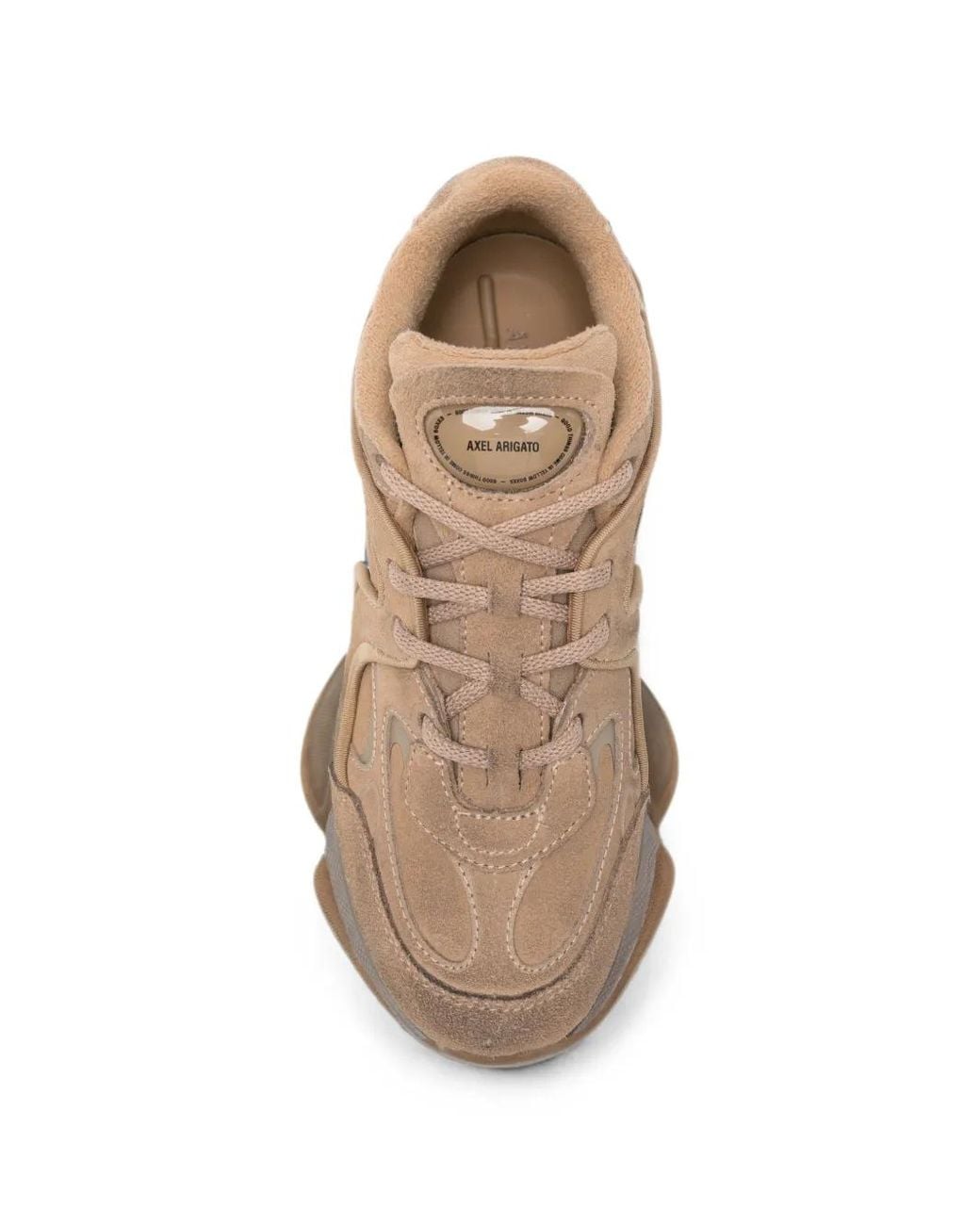 Axel Arigato Natural Panelled Suede Sneakers