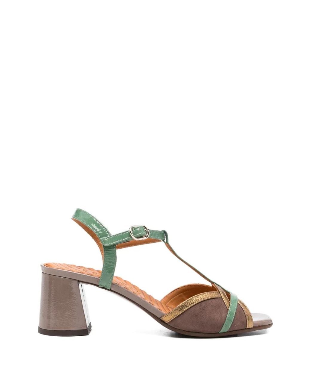 Chie Mihara White Ryejo T-Strap Sandals