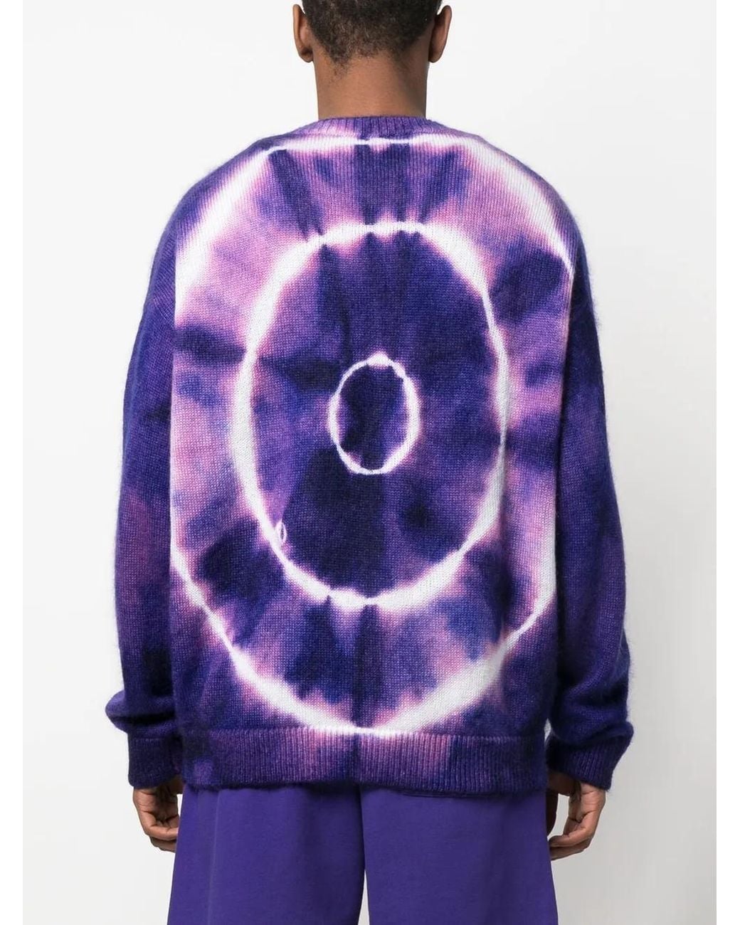 Off-White c/o Virgil Abloh Blue Tie-Dye Jumper for men
