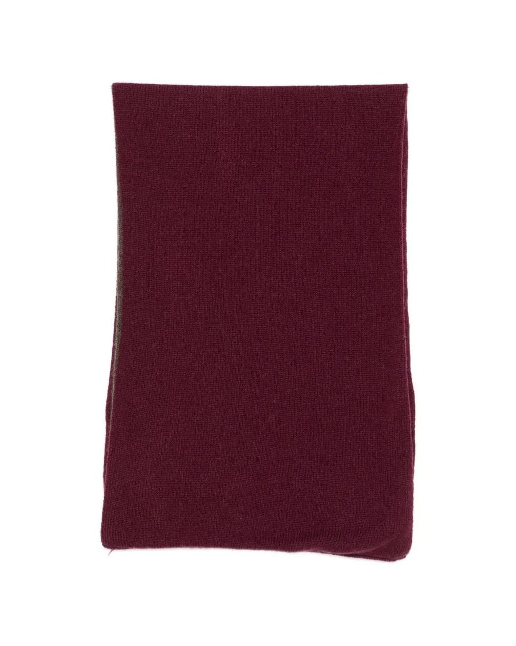 Dell'Oglio Purple Cashmere Scarf for men