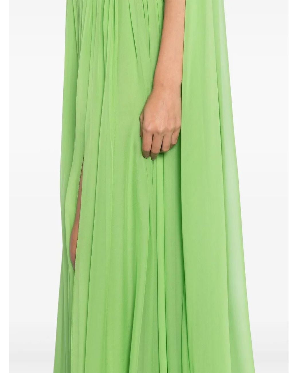 Zuhair Murad Green Chiffon Gown
