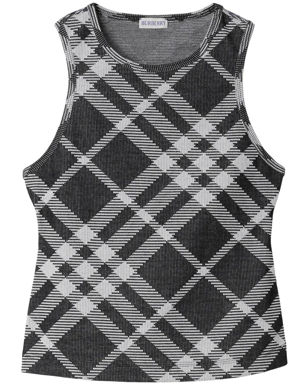 Burberry Gray Logo Top